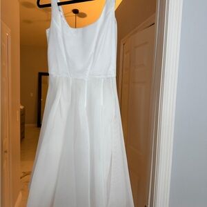 Milly White High-Low Dress